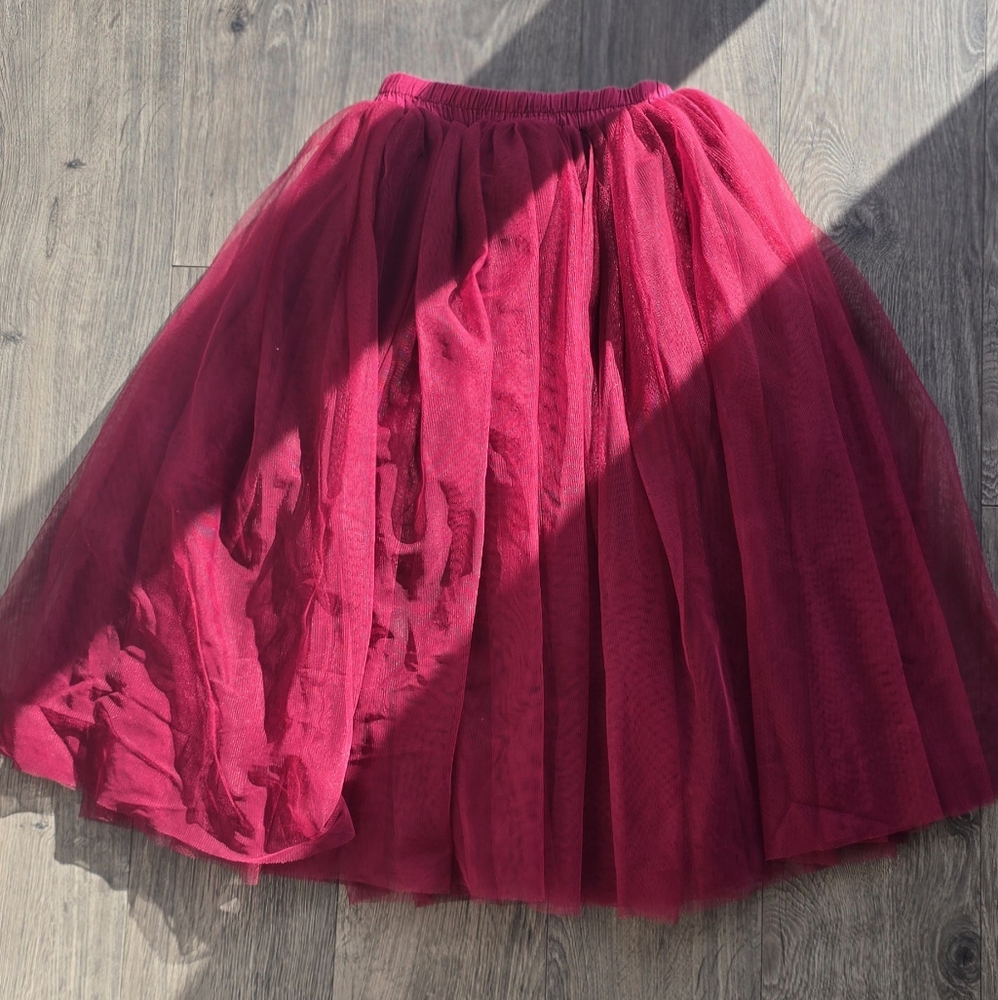Girl Tulle Long Skirt 6-7y